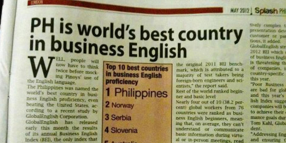 ENGLISH IN THE PHILIPPINES